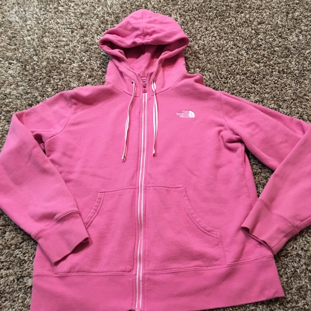 Women’s pink north face jacket